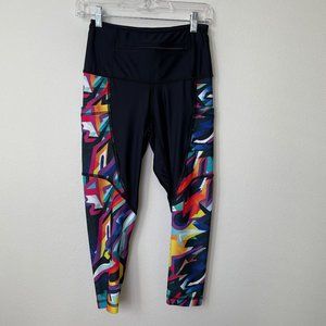 Bolder Athletic Go Bold Capri in Pop Century Running Legging Tight Made in USA